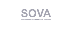 Логотип SOVA — программно-аналитический комплекс